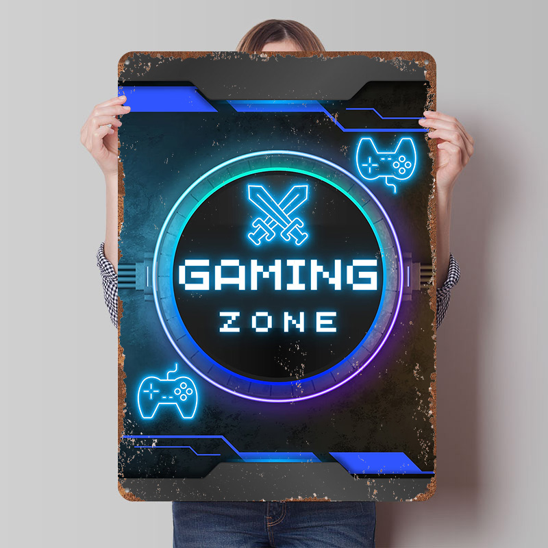 Retro Gaming Zone - Игровая зона – Неоновый декор для