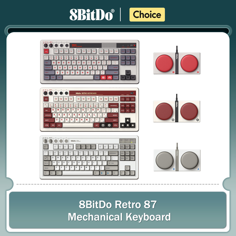 Retro Gaming For Windows - Механическая клавиатура в стиле ретро 8Bitdo,