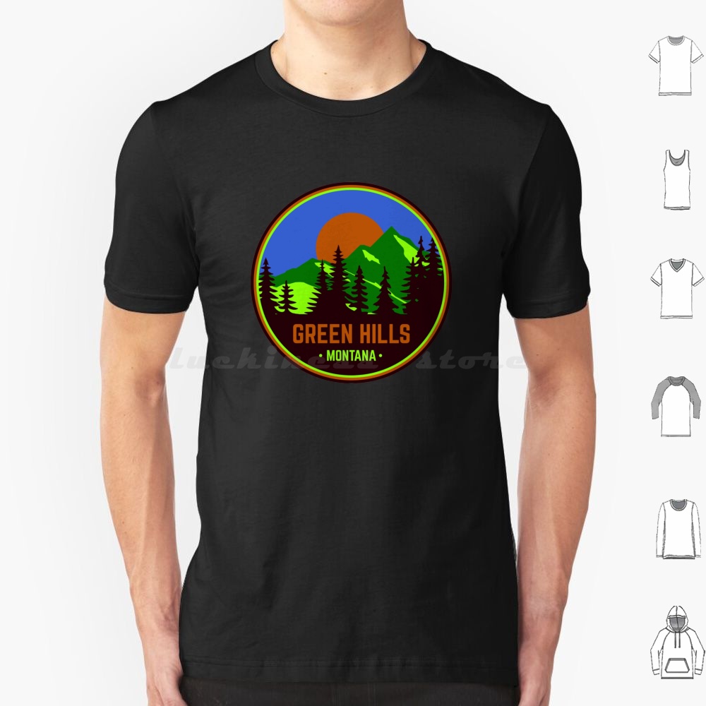 Retro Gaming Zone - Футболка Green Hills Montana 6XL, хлопковая,