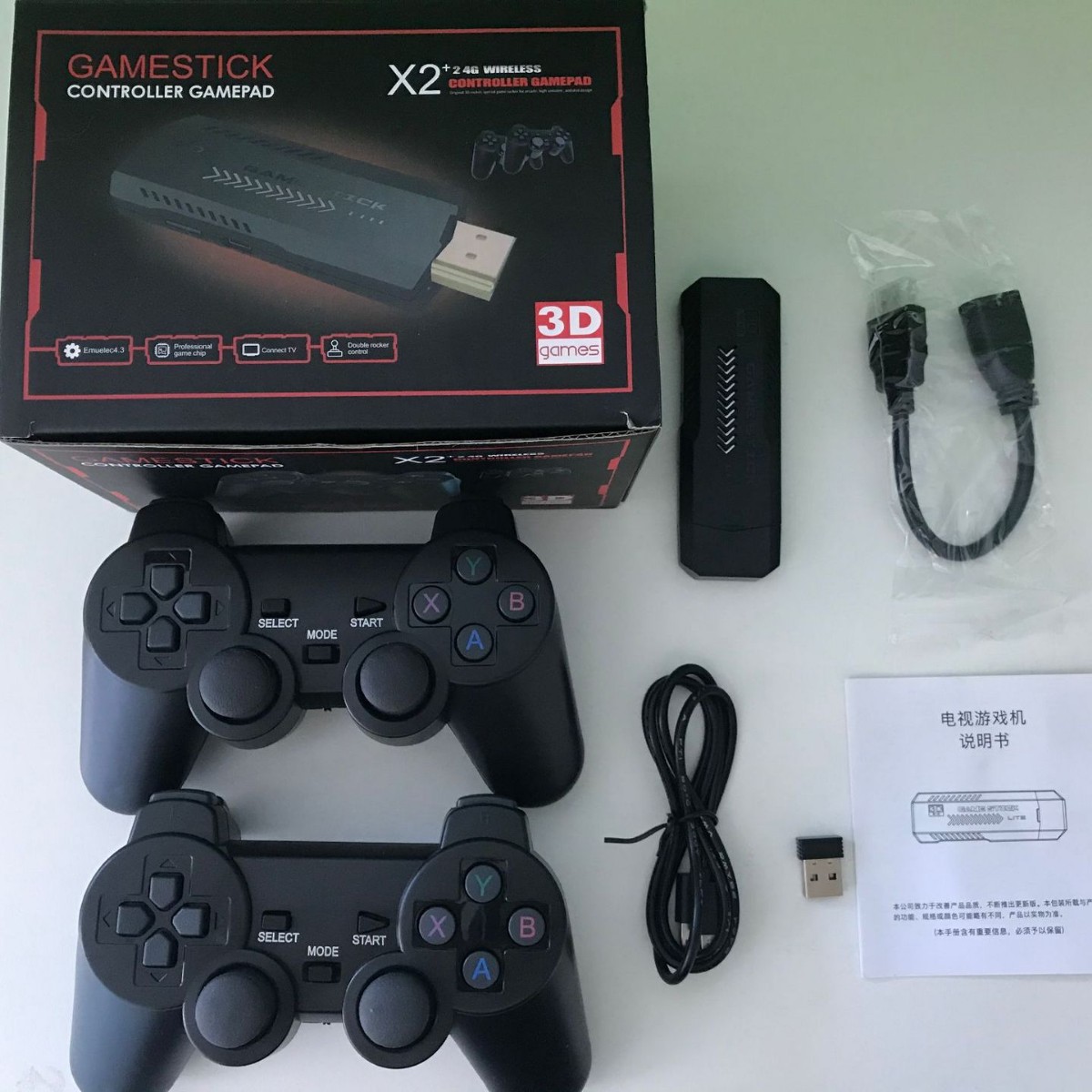 Retro Gaming Stick - Игровая консоль X2 Retro с беспроводными