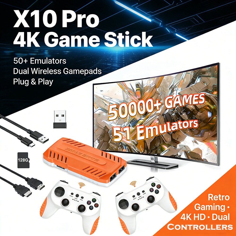 GamePulseX10 Pro 4K Game Stick – обзор и цена Retro Gaming Stick