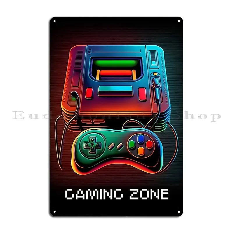Металлическая табличка-постер  – обзор и цена Retro Gaming Zone