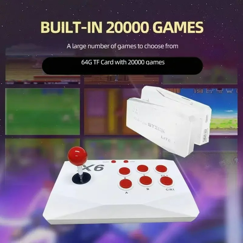Новая игровая консоль X6 4K HD – обзор и цена Retro Gaming Stick