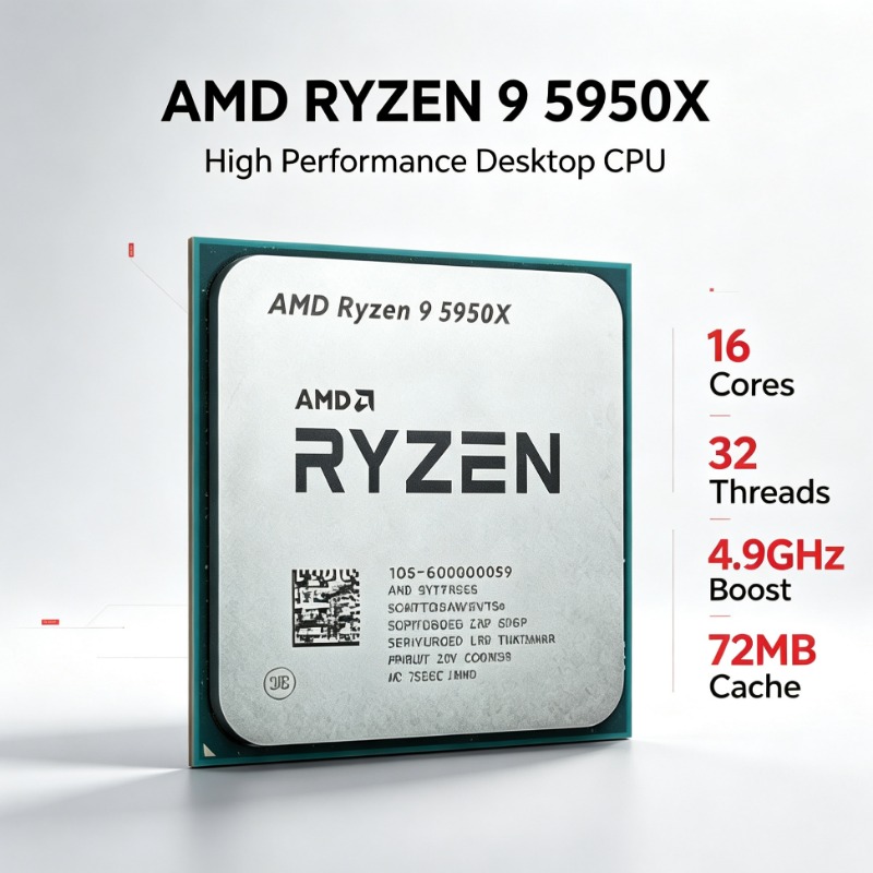 Многоядерный процессор AMD Ryz – обзор и цена Amd Cpu Ryzen 9