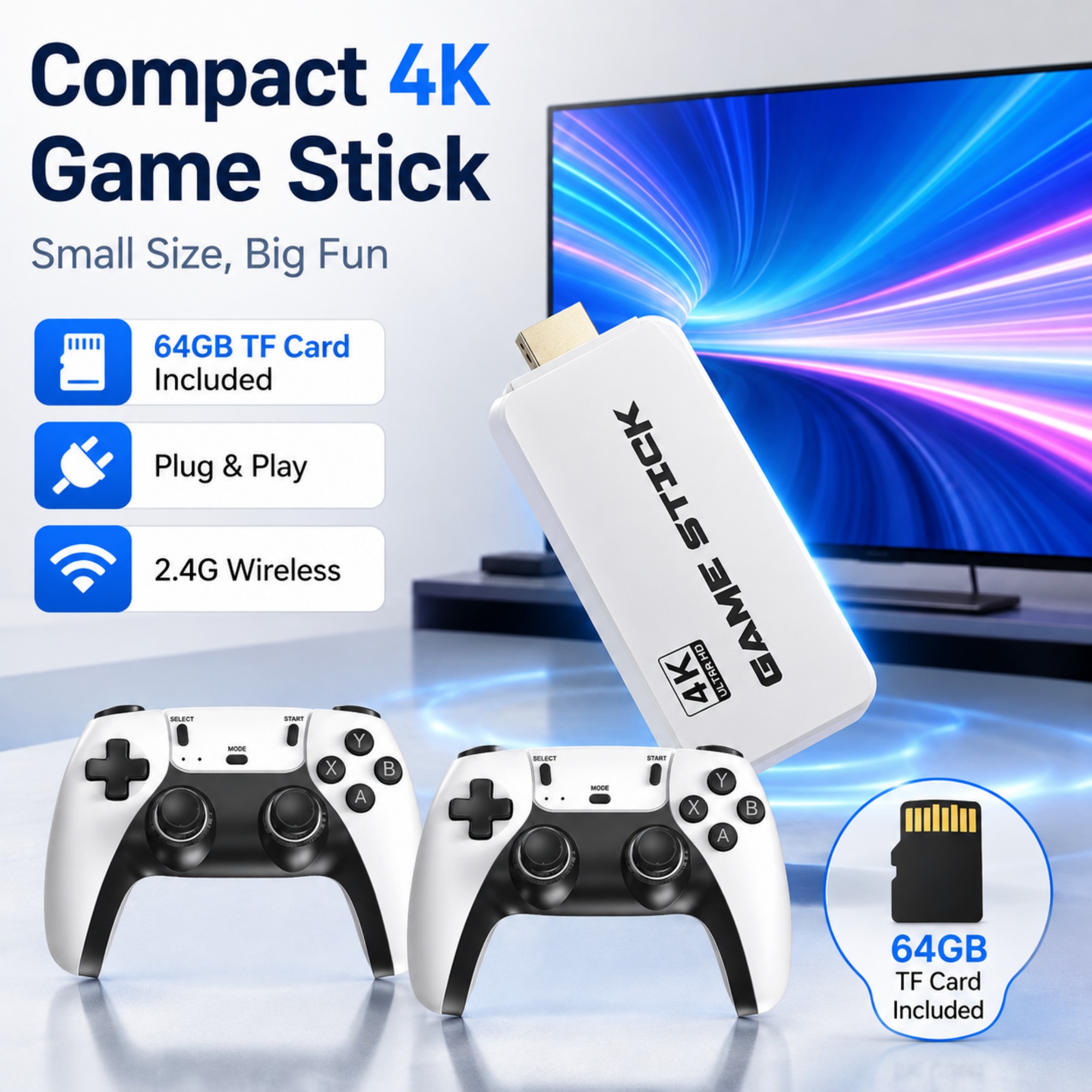 Ретро-игровая консоль Game Sti – обзор и цена Retro Gaming Stick