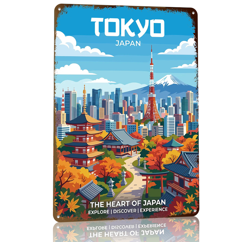 Постер с видом на Токио и горо – обзор и цена Retro Gaming Tokyo