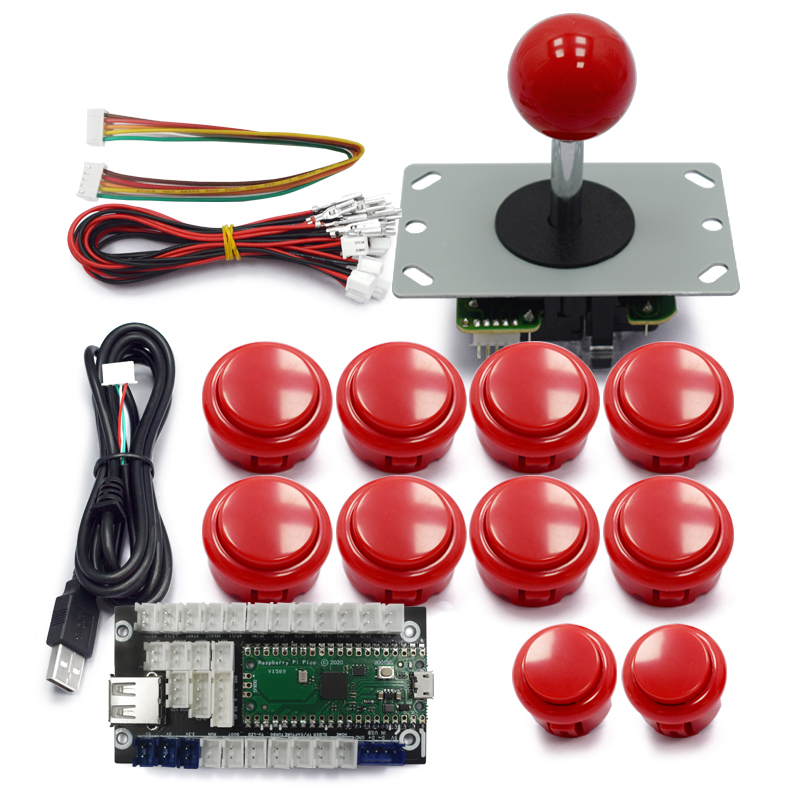 Копия Sanwa Arcade Game Diy Ki – обзор и цена Retro Gaming Raspberry Pi