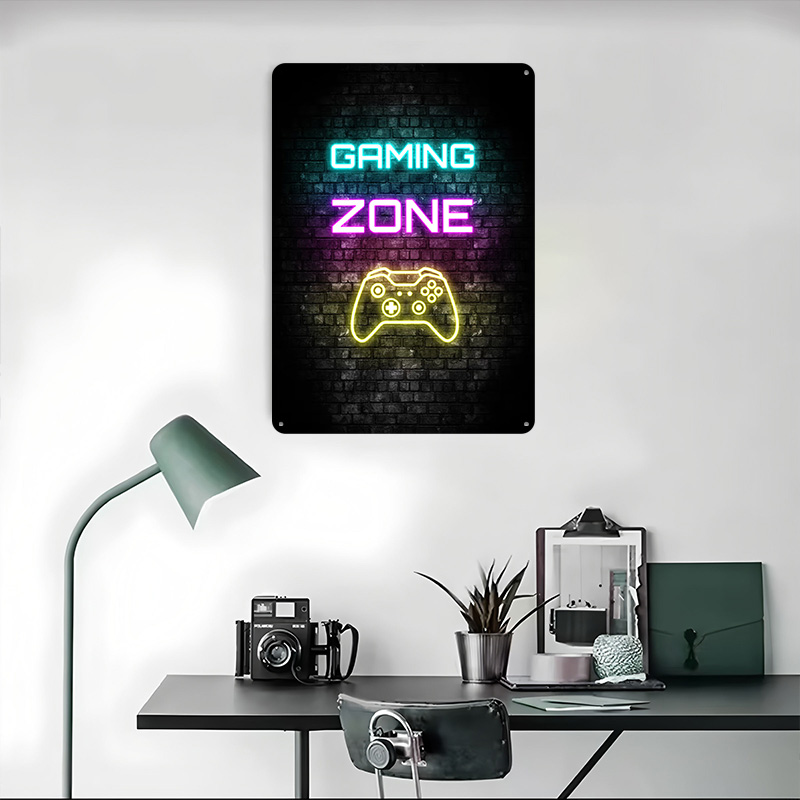 Игровая зона, неоновая вывеска – обзор и цена Retro Gaming Zone